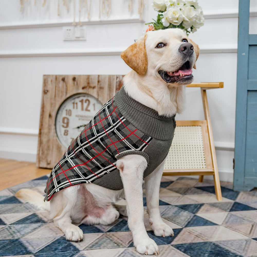 PUPTECK diseño plaid gris, estilo clásico para ocasiones formales.