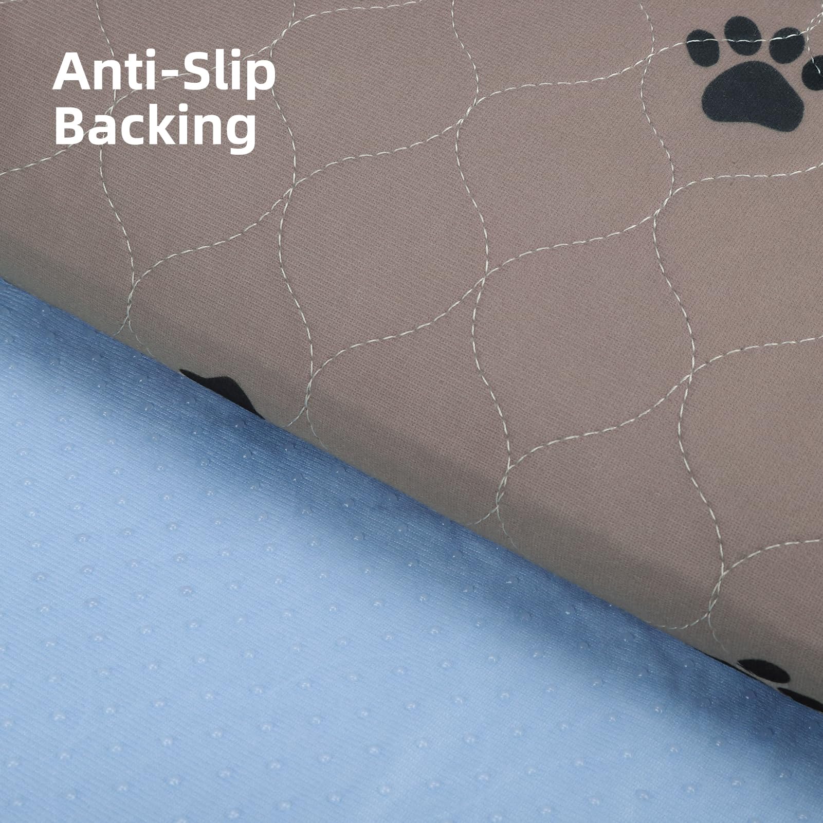 PUPTECK tapete tamano-24x36 ofrece superficie amplia para perros pequeños y medianos.