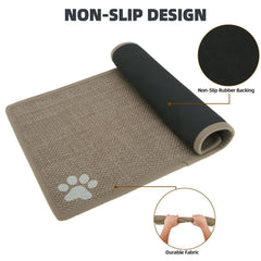 PUPTECK tapete khaki multifuncional para zona de comida y descanso.