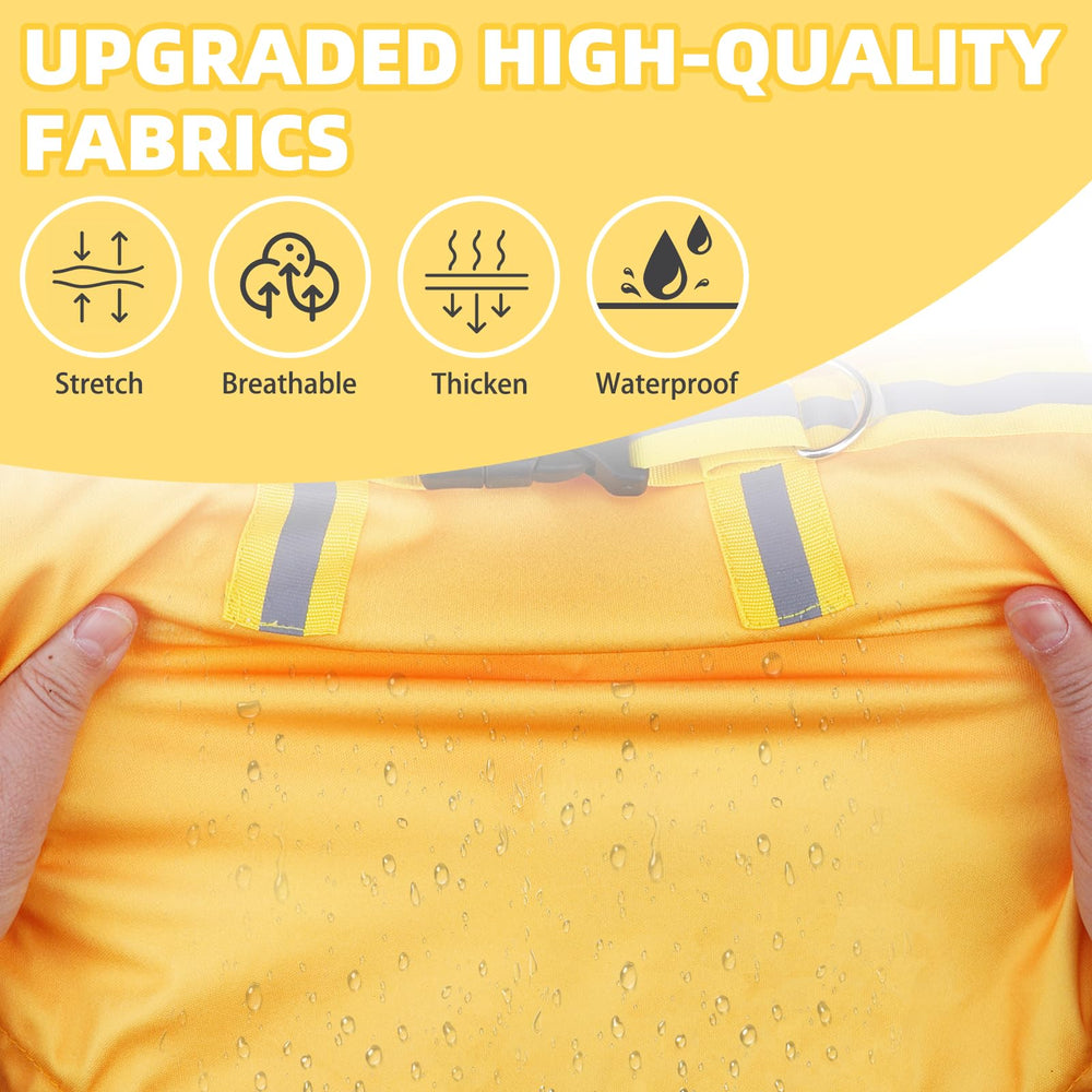 PUPTECK tejido impermeable de doble capa mantiene al perro seco