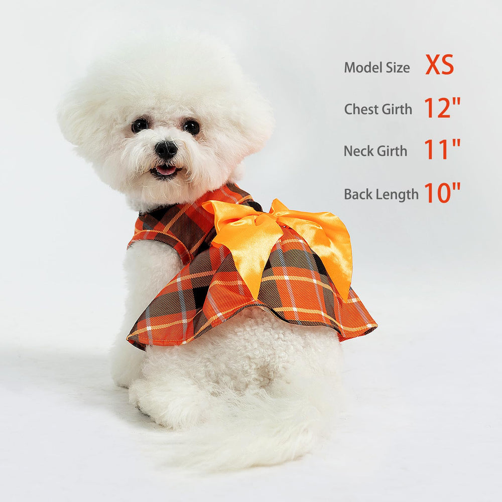 PUPTECK vestido para perro talla XS, ajuste adecuado para razas pequeñas.