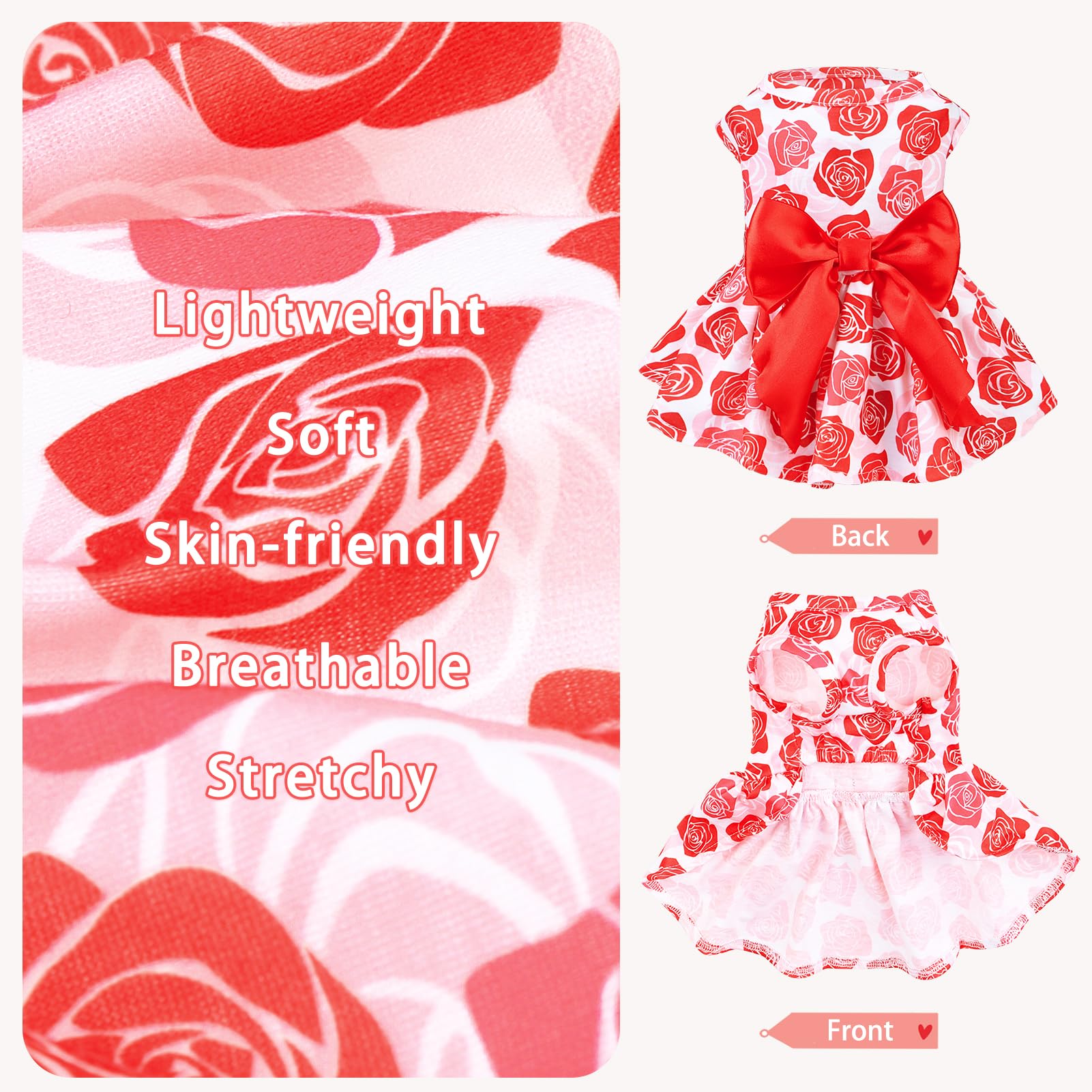 pupteck vestido perro estampado moda, ideal para salidas y fiestas