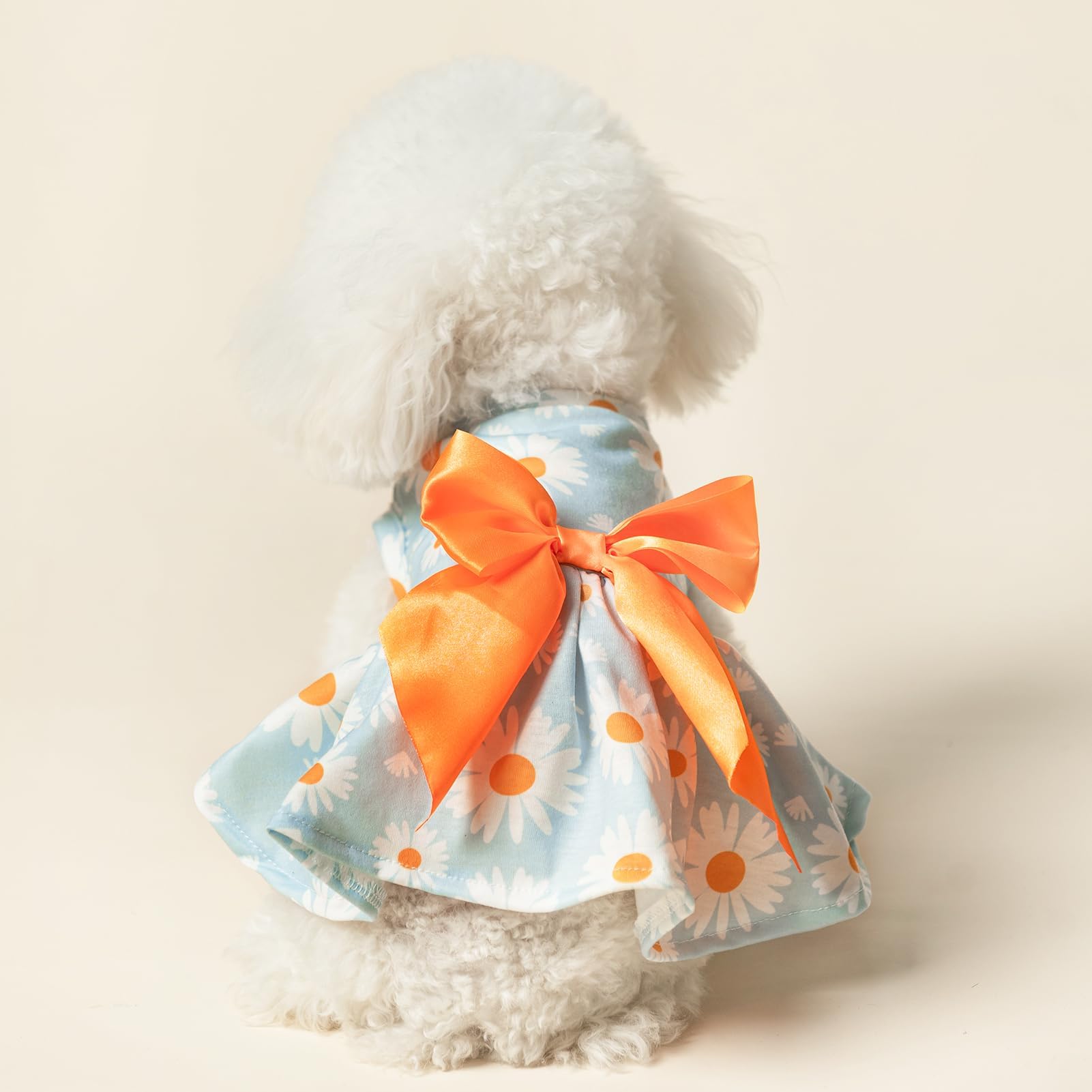 Vestido floral para mascotas PUPTECK Margarita, elegante y cómodo