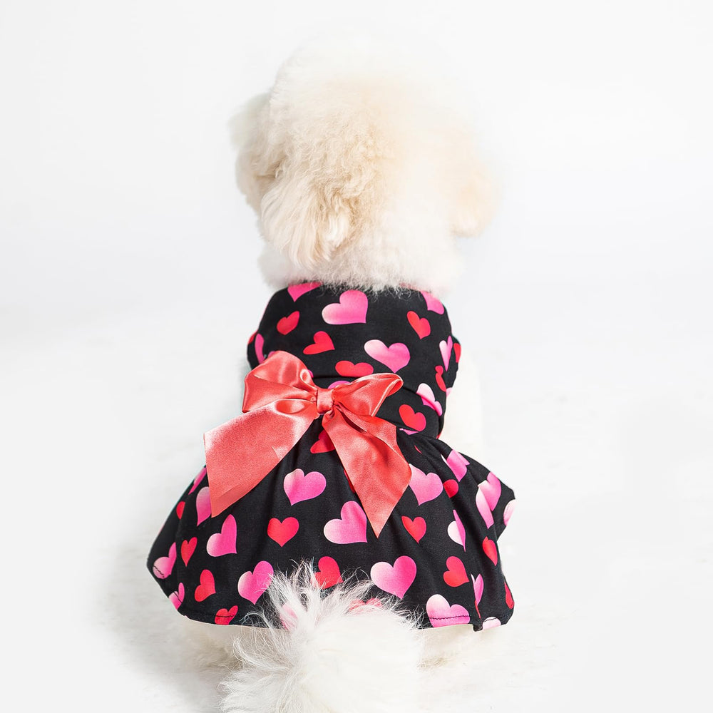 Uso diario o festivo: vestido PUPTECK para perro pequeño, estilo cómodo.