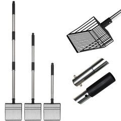 PUPTECK cucharón cribador gato profundo para cribado rápido y limpio