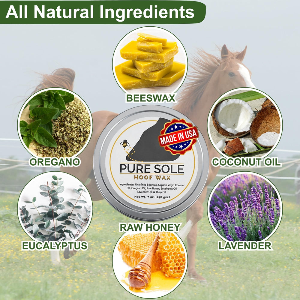 Pure Sole Hoof Wax: protección ante clima extremo para pezuñas saludables.