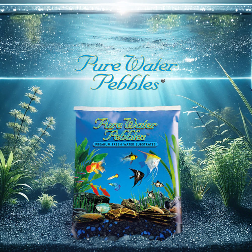 Pure Water Pebbles grava de medianoche resistente, mantiene su aspecto tras limpieza
