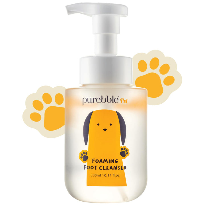 Purebble patitas espuma suave: limpieza suave para cada paseo.