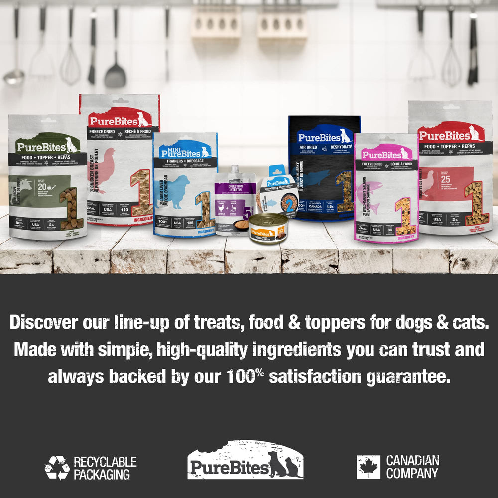 PureBites para dietas limitadas y alergias.