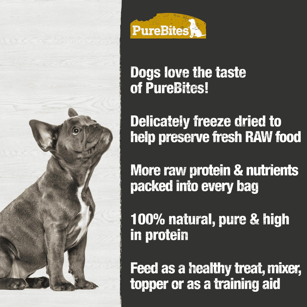PureBites: envase reciclable; opción sostenible para golosinas caninas.