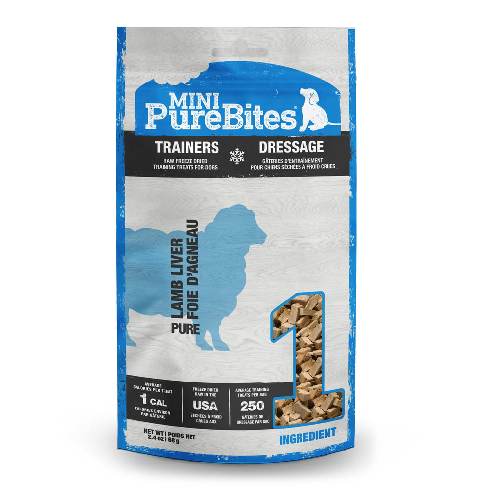 PureBites Mini cordero bocado seco para entrenamiento diario