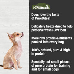 PureBites Mini dieta limitada: bocado único para dietas específicas