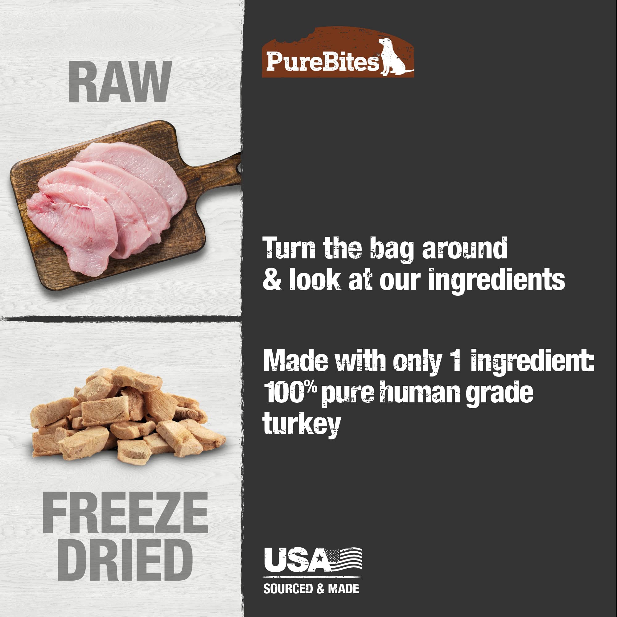 Snack de alto valor de PureBites para entrenamiento y recompensa.