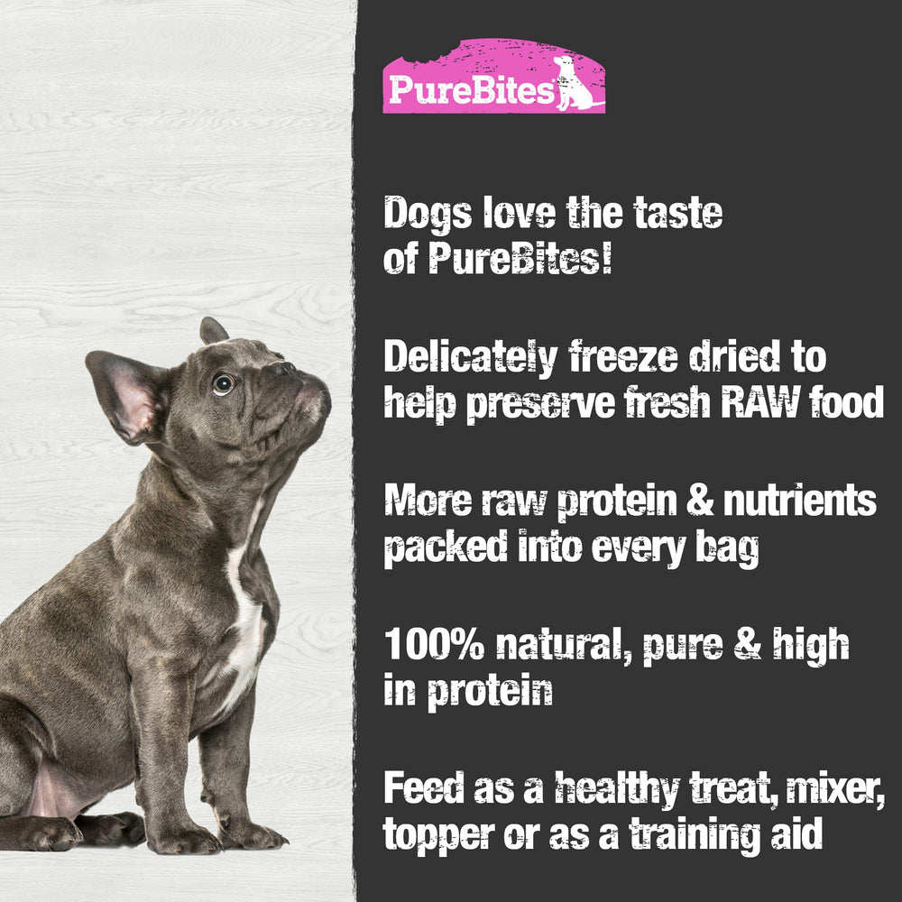 PureBites salmón, sabor irresistible para perros y bajo en calorías