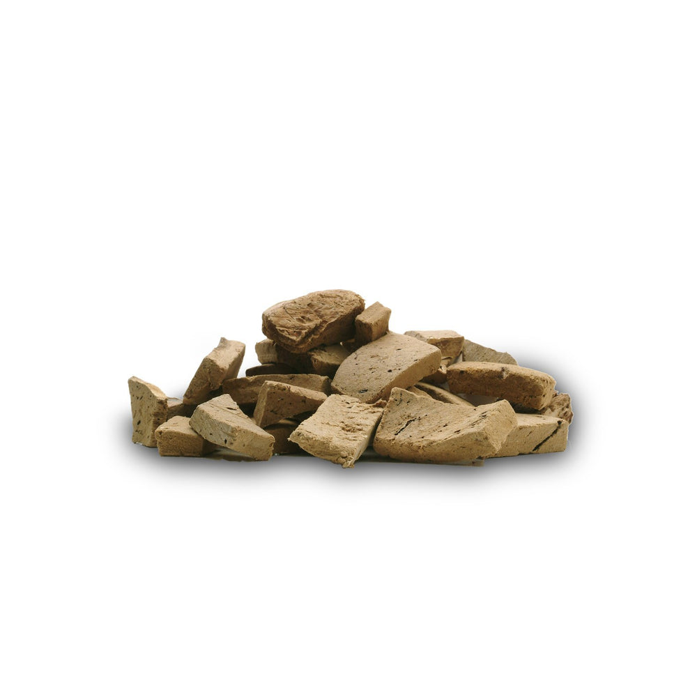 Snack puro de hígado para perros, formato único y práctico