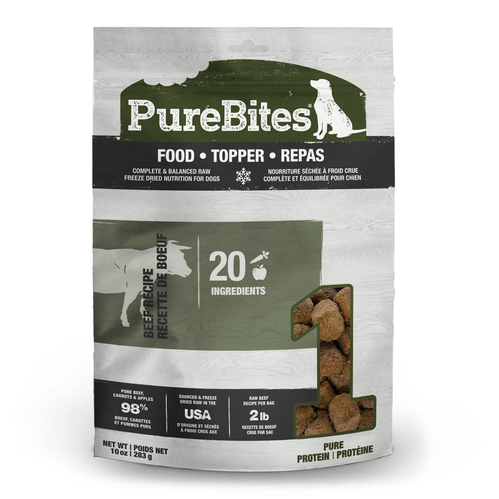 PureBites ternera deshidratada: nuggets listos para servir.