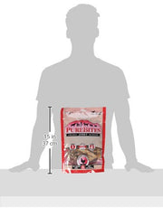PureBites: tiras de pollo crujientes, alto contenido proteico para entrenamientos.