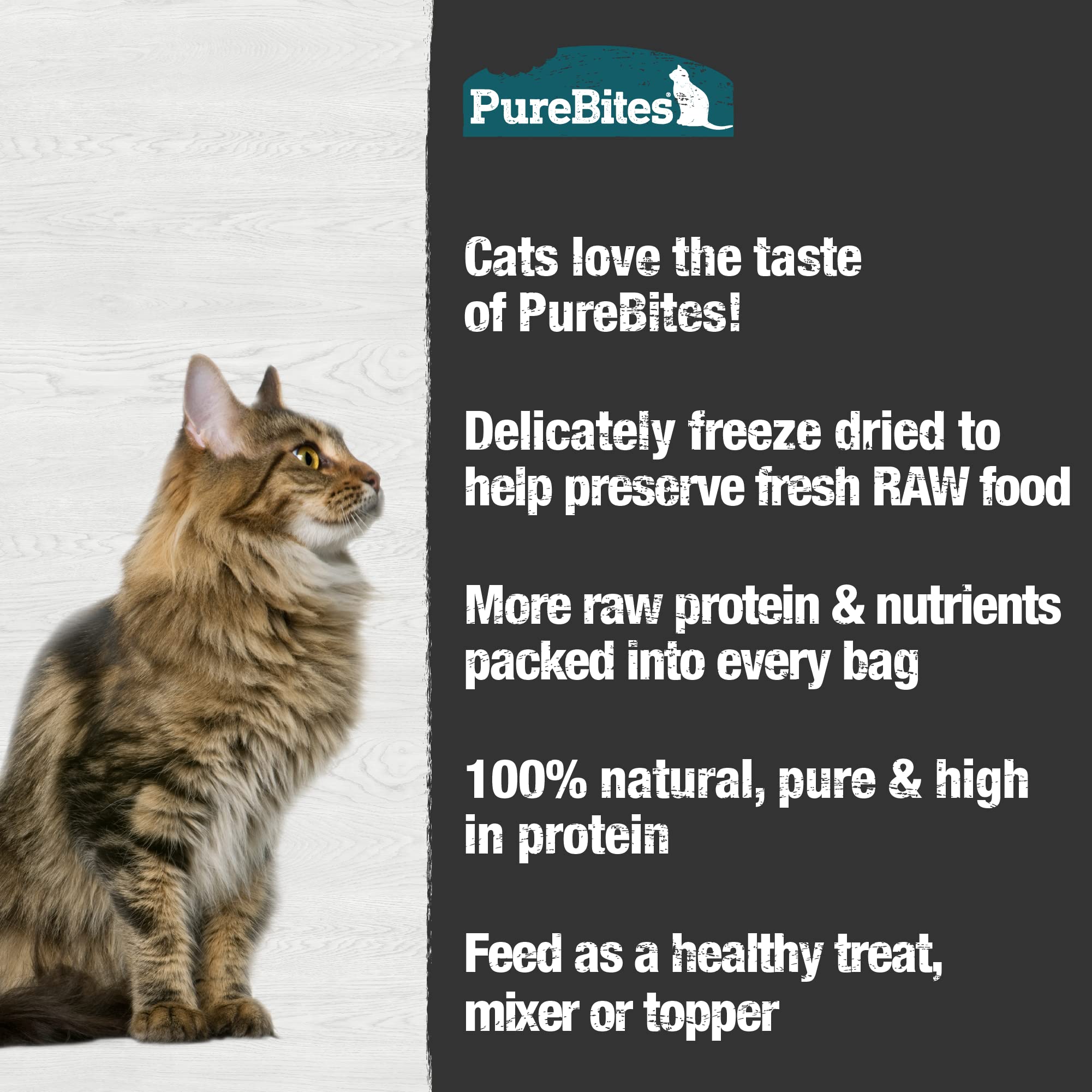 PureBites como topping para la comida diaria del gato