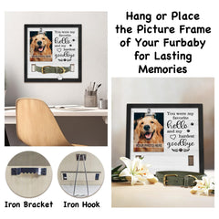 PUREFLY marco memorial mascota espesor de madera 0,35 pulgadas.