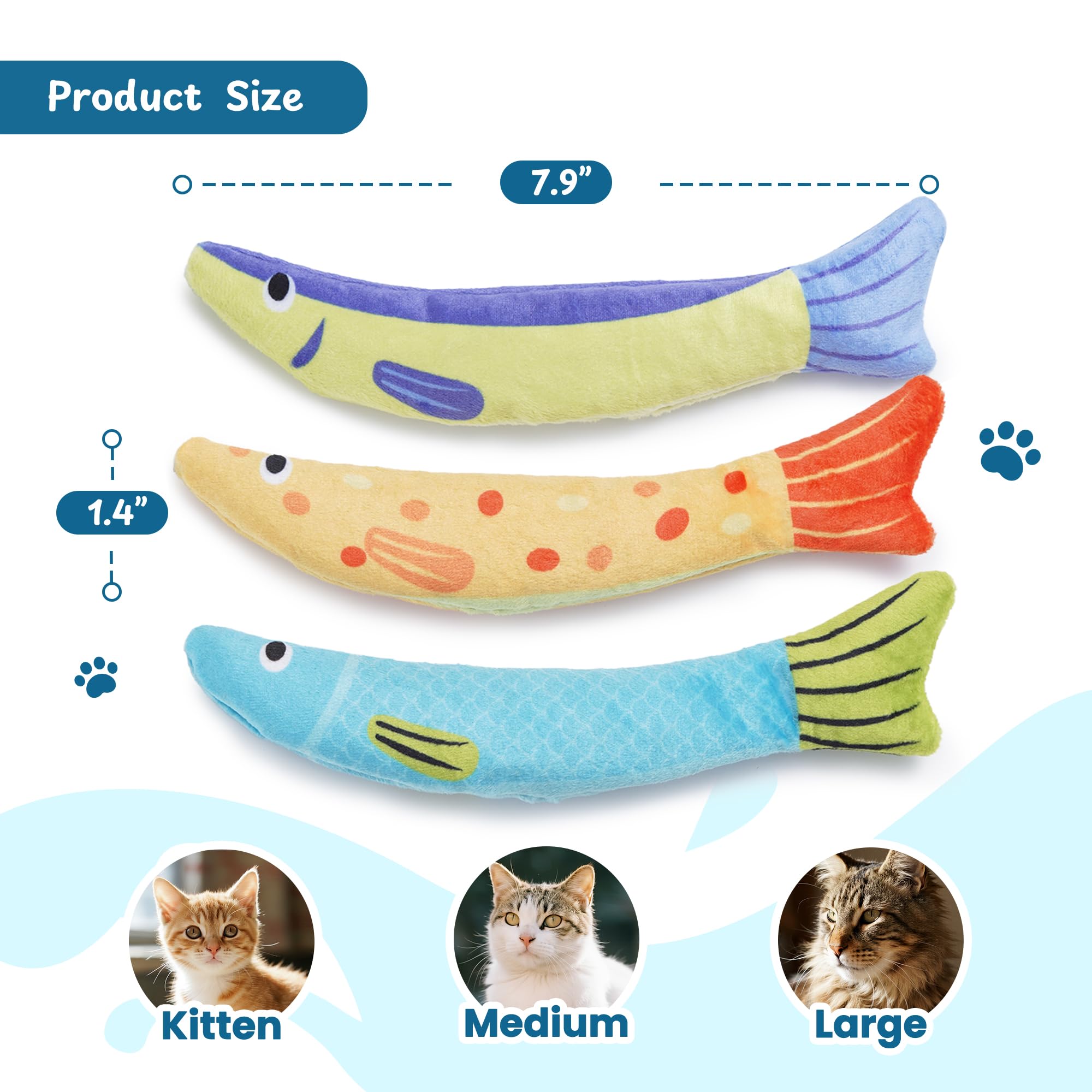 Puretoy Catnip: superficie sin algodón suave para morder con seguridad.