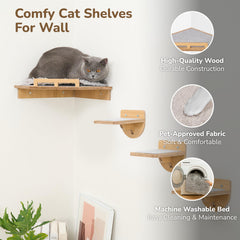 purhouse cojin lavable estante pared ofrece confort y limpieza sencilla