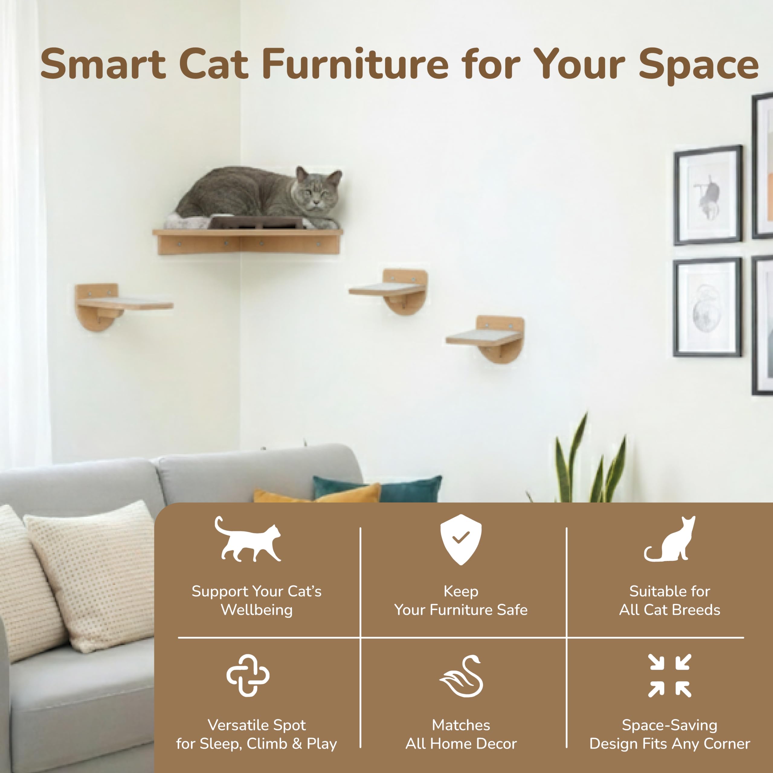 purhouse estanteria esquina gato optimiza espacio en casa