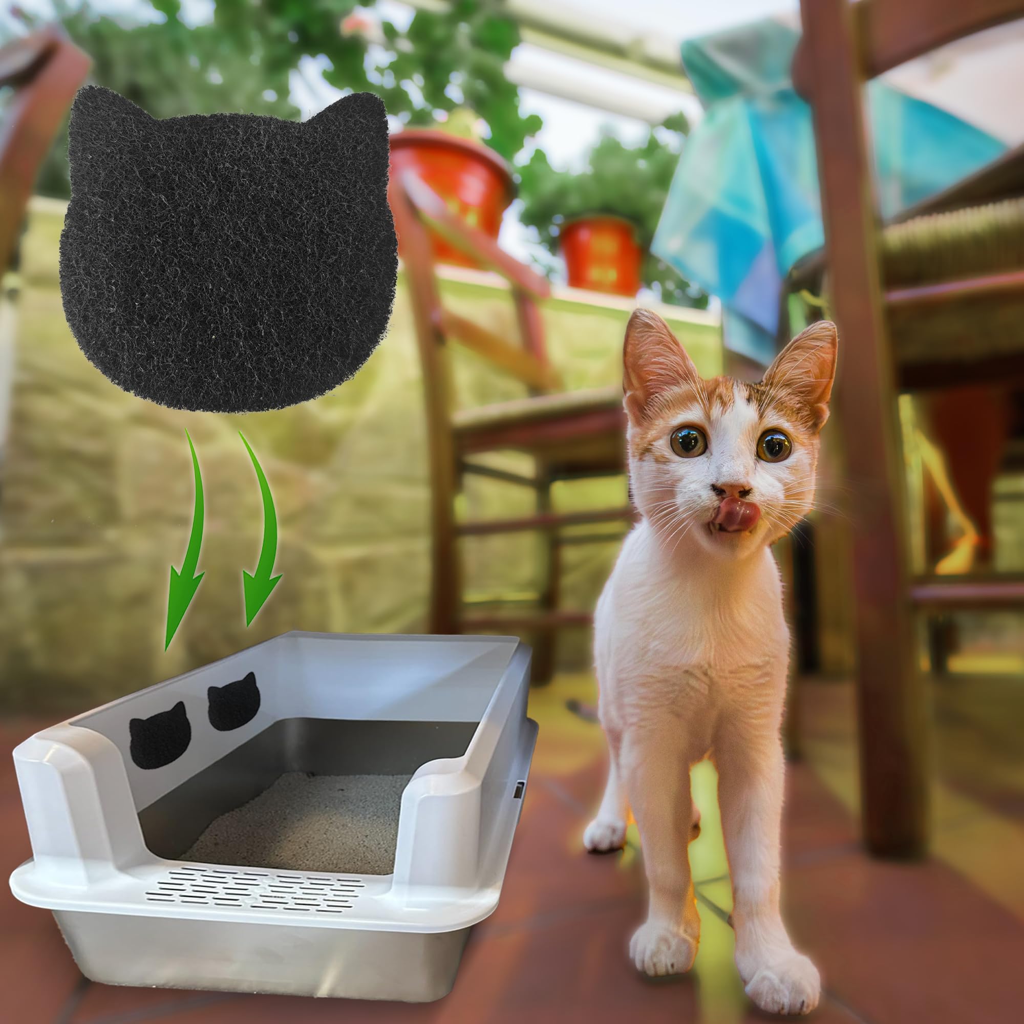 PurifyLogix reemplazo fácil de filtros en caja de arena para gatos