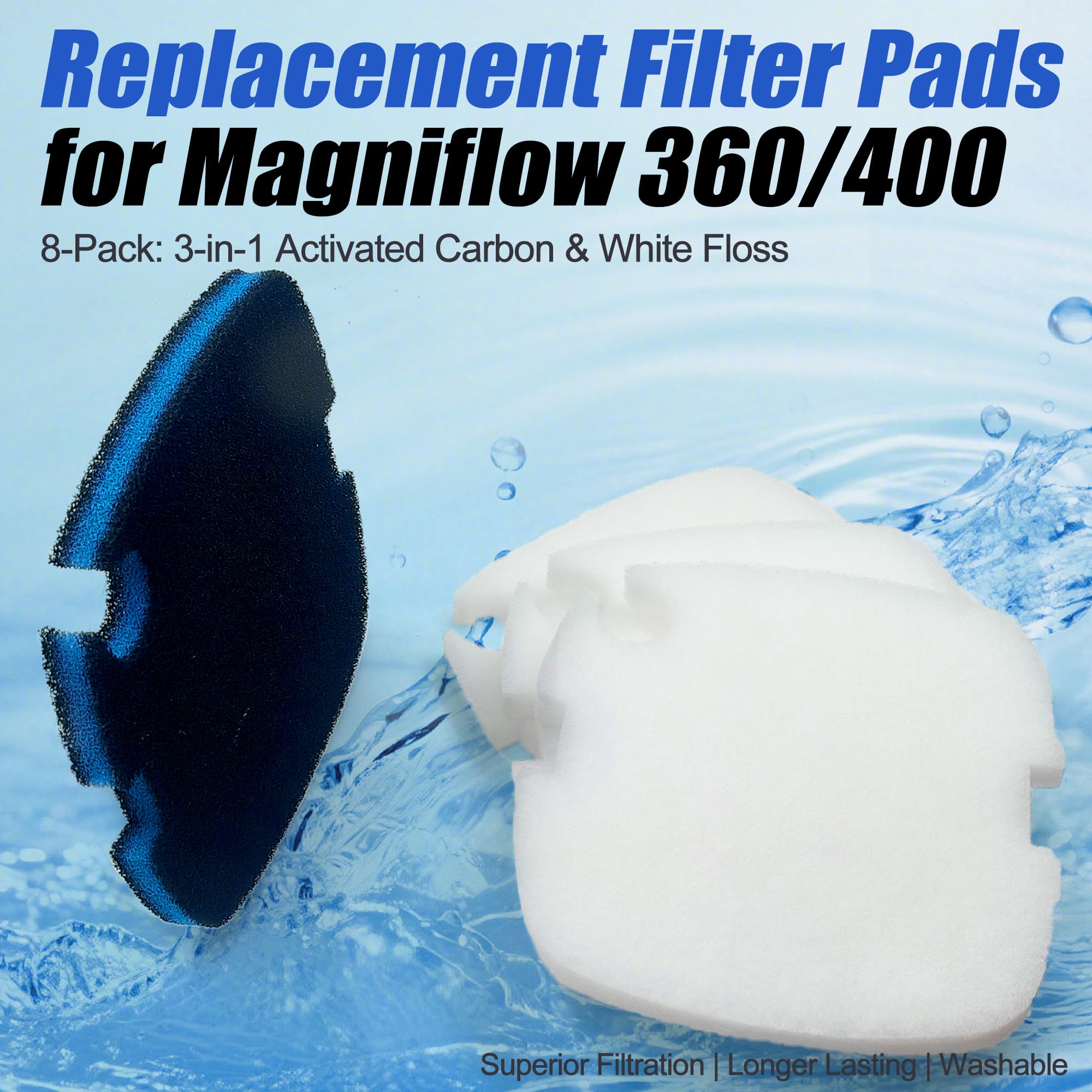 Filtro 3-en-1 de PurifyLogix con carbón activado para Magniflow