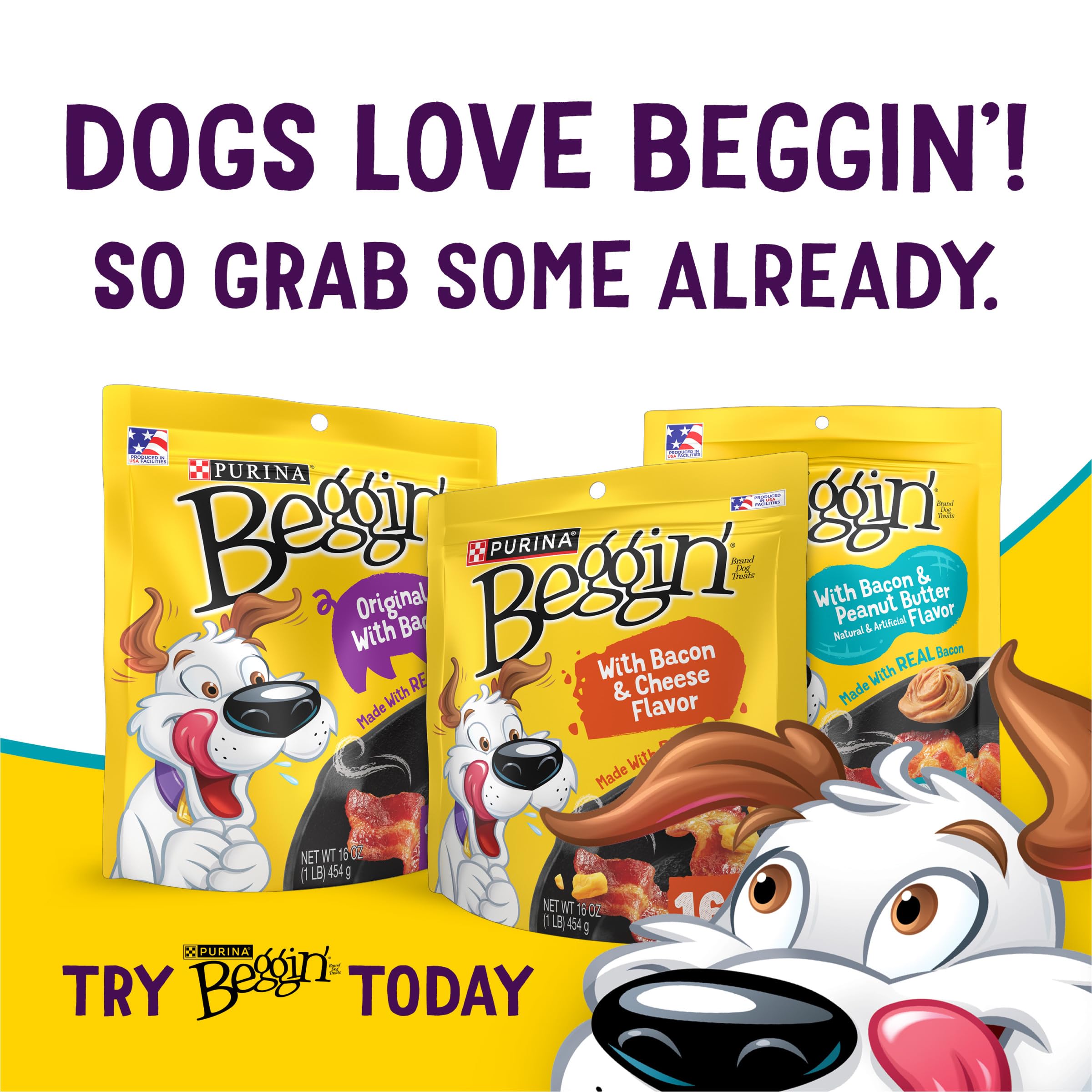 Beggin’ Flavor Stix se puede romper en trocitos para porciones pequeñas