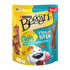 Purina Beggin’ Stix y Strips en empaque de 40 oz para perros