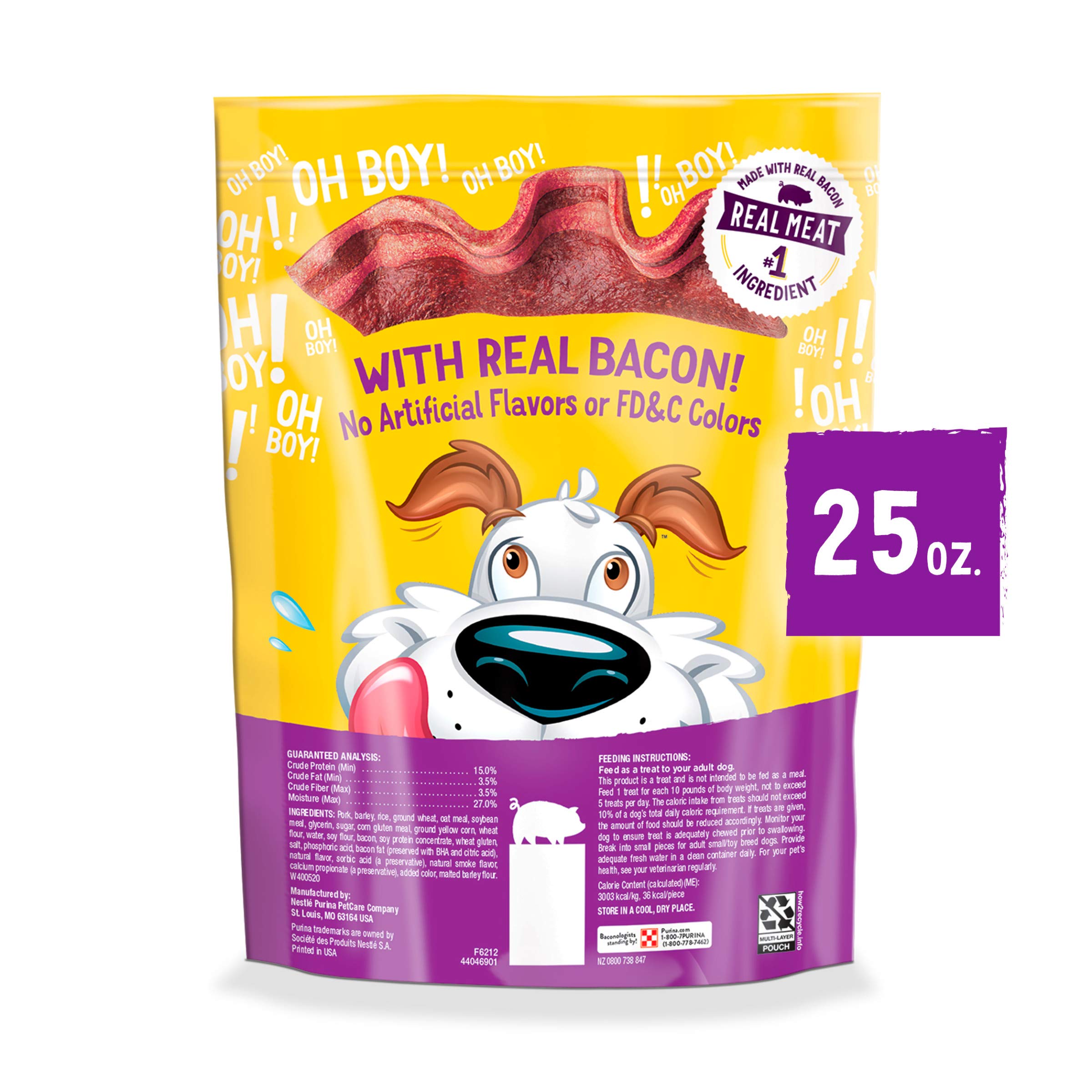 Purina Beggin' Strips con carne real como ingrediente principal.