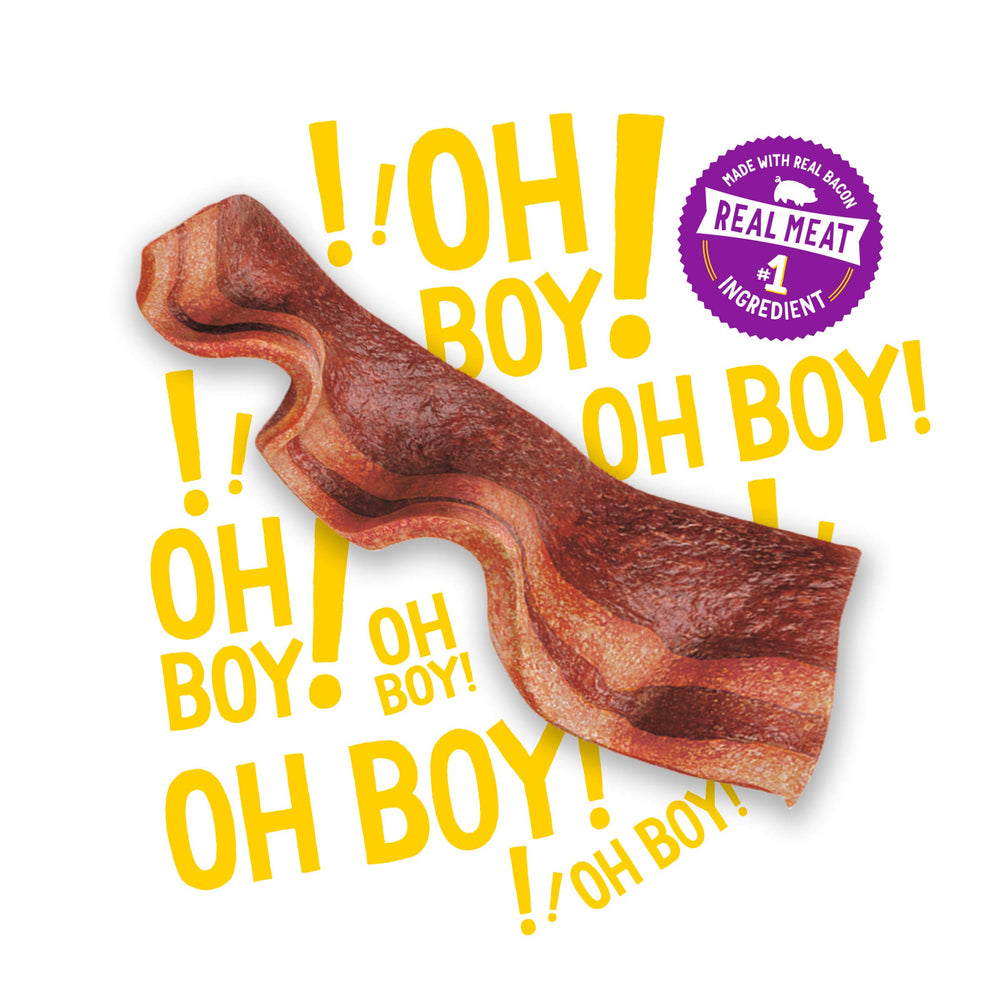Purina Beggin' Strips, textura suave para masticar fácilmente.