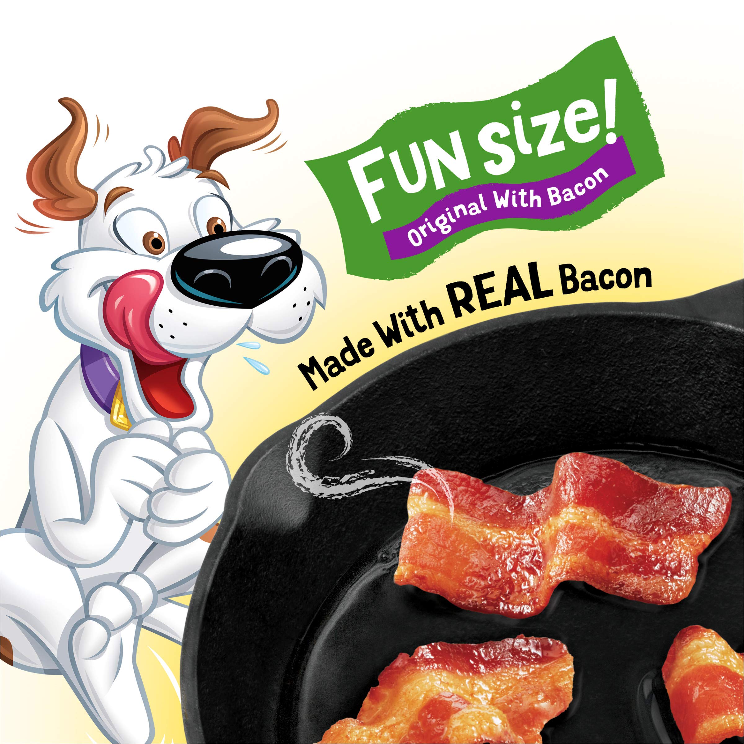 Purina Beggin' tamaño fun-size, ideal para perros pequeños.