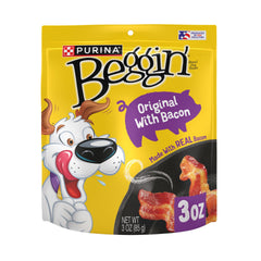 Purina Beggin' Tiras Original con tocino y carne real para premiar