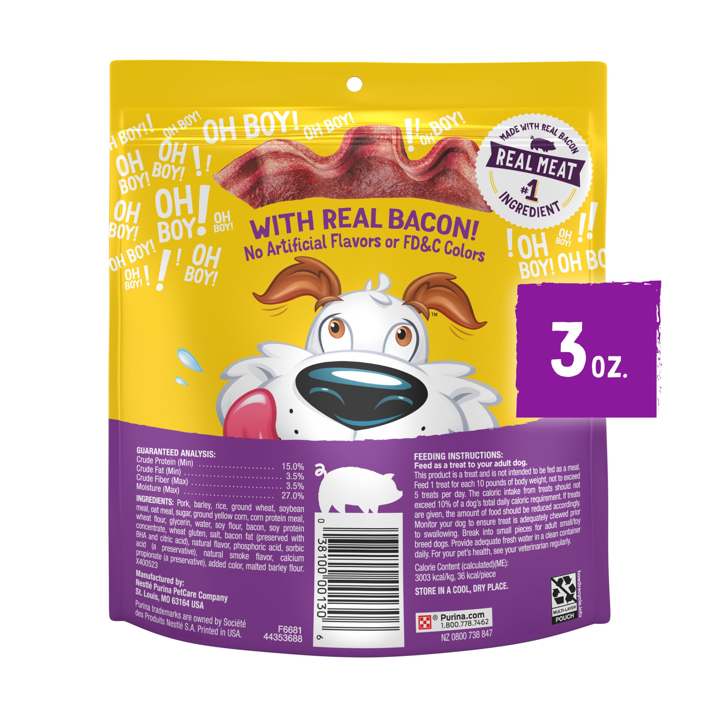 Sin colorantes ni sabores artificiales en Beggin' Tiras