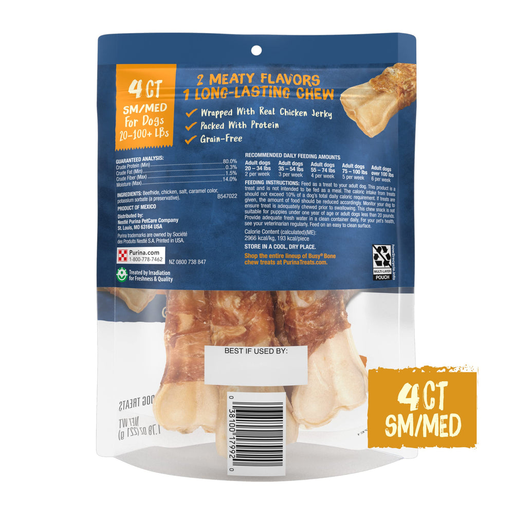 Purina Busy Jerky Wraps: entretenimiento prolongado durante ausencias.