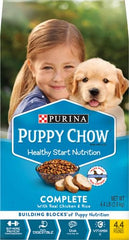 Purina Chow para cachorros granulado textura crujiente