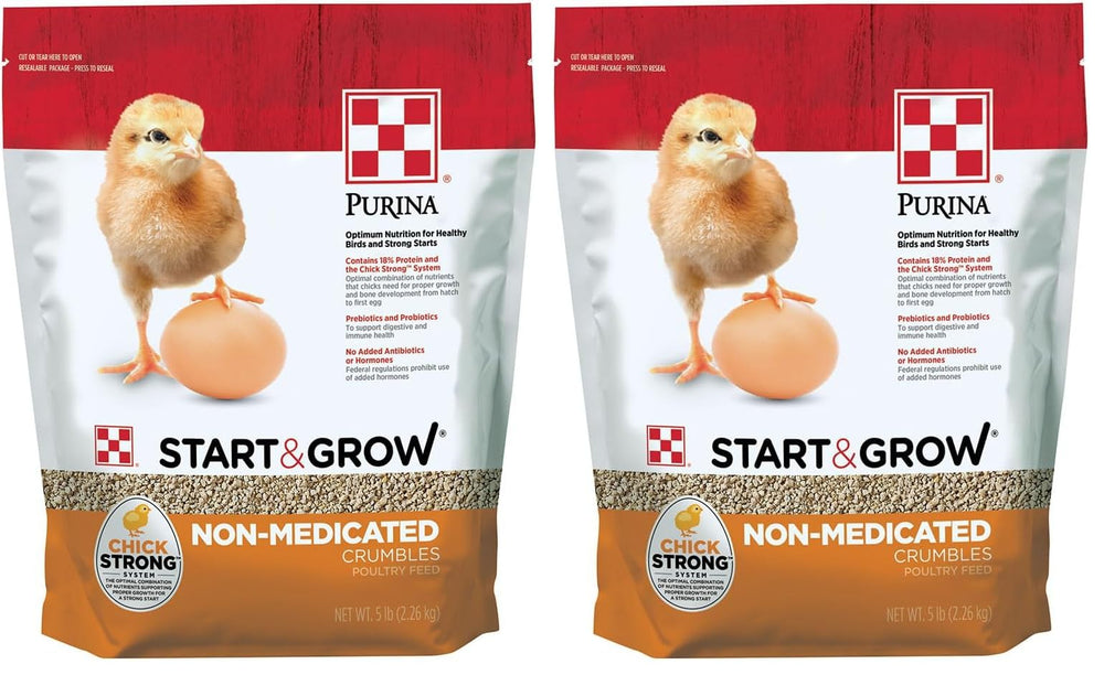 Purina Inicio y Crecimiento: alimento para pollos en gránulos, soporte nutricional para aves en crecimiento.