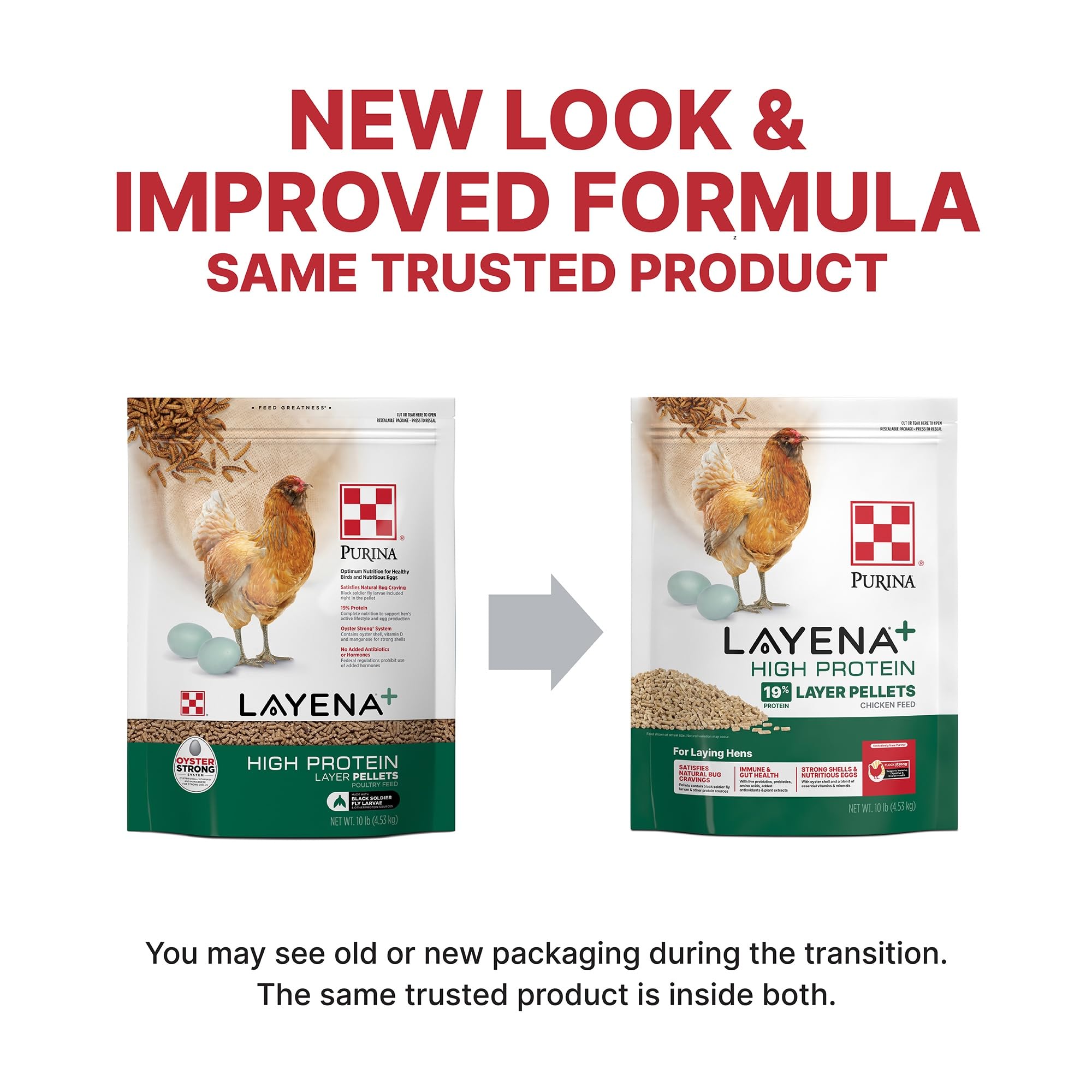 Purina Layena bolsa de 10 libras para ponedoras.