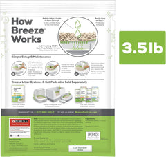 Purina Litter Tidy Cat Breeze, pellets sin aroma para limpieza rápida