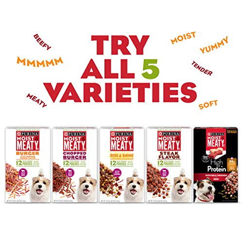 Purina Moist & Meaty presentación práctica, bolsas fáciles de usar