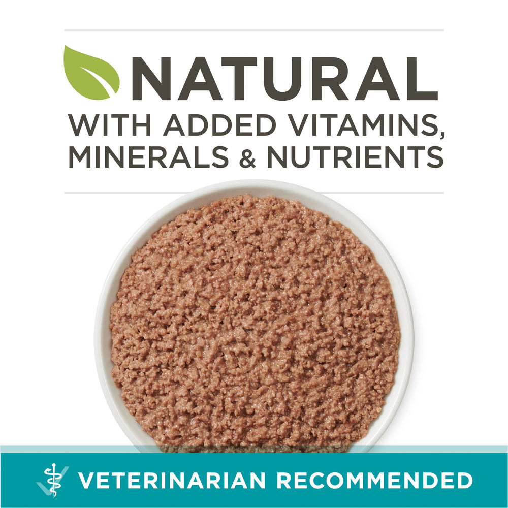 Purina ONE pate de res y hígado para gatos adultos, sabor sabroso.