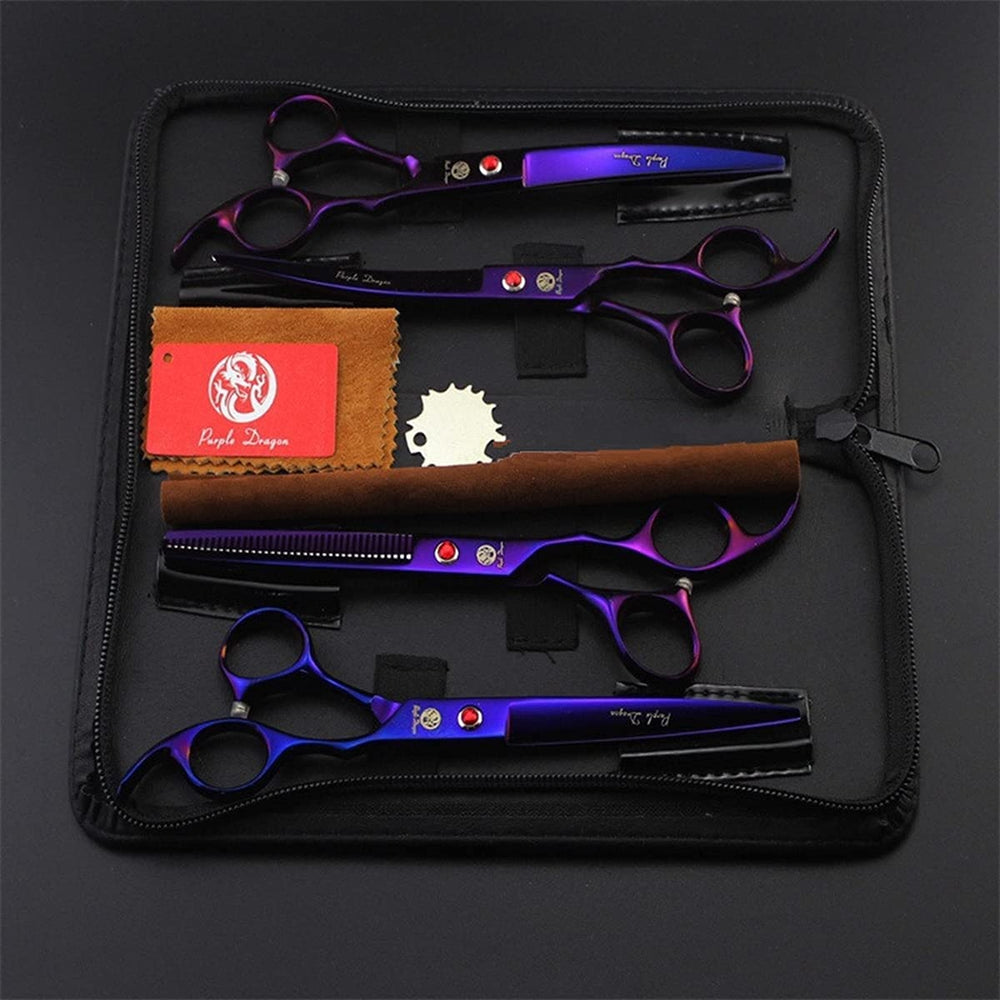 Funda o bolsa de transporte Purple Dragon para guardar las tijeras con seguridad.
