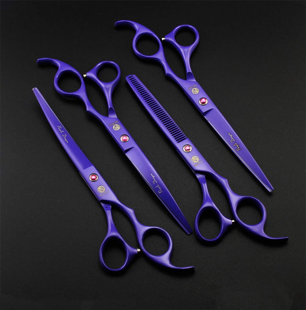 Purple Dragon estuche incluido para transportar las tijeras de forma segura