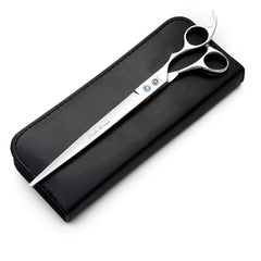 Purple Dragon tijeras de pelo de 4 pulgadas con funda para cortes precisos
