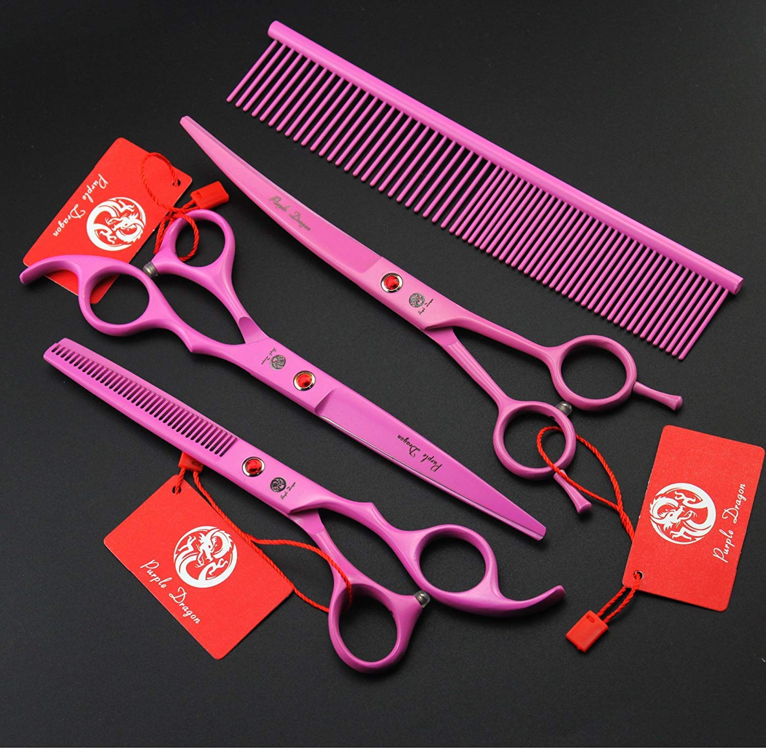 Corte rápido y preciso para pelaje de mascotas con Purple Dragon.