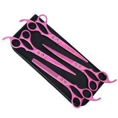 Tijeras rectas Purple Dragon de 7 pulgadas para cortes precisos y limpios.