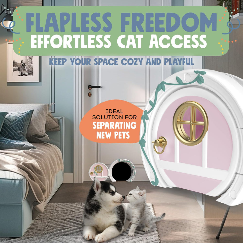 Purrfect Portal: Espacio privado para gatos, confort y tranquilidad