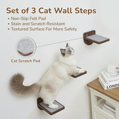 PURRHOUSE diseño minimalista de estante para gato que combina con decoración.