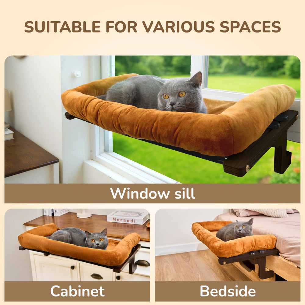 PURRHOUSE funda-lavable facilita limpieza rápida de la cama.